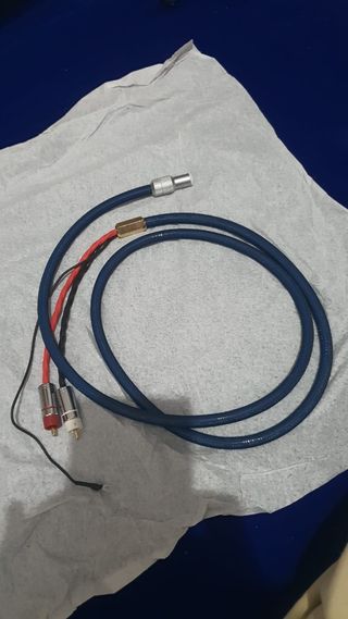 2 Cables 5DIN Macho a RCA Plateado 1m