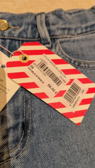 Calças de menina  bordado Just Love da Billiblush