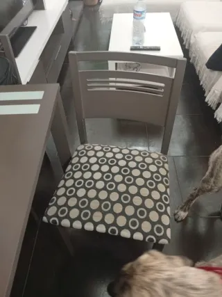 Mesa de madera con 5 sillas