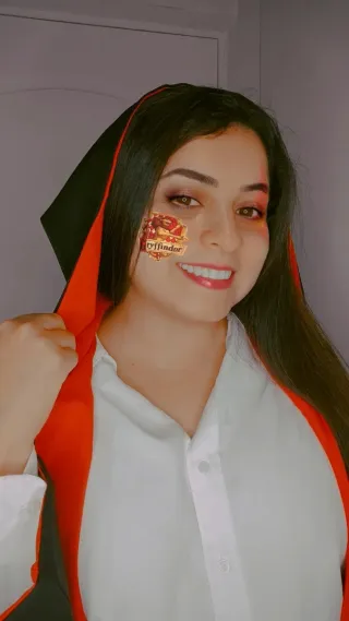 Capa Harry Potter Gryffindor Forrada Negra/Roja