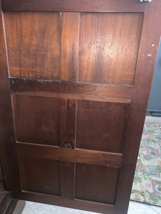 Taquillón zapatero madera y mármol