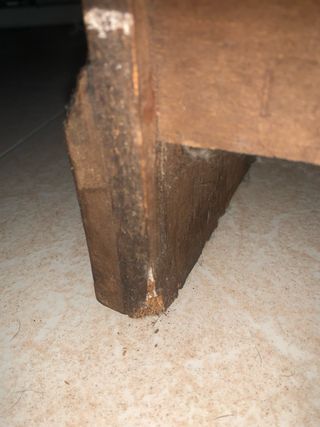 Taquillón zapatero madera y mármol