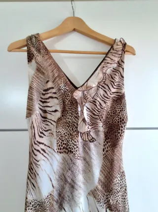 Vestido Anna Mora estampado, nuevo