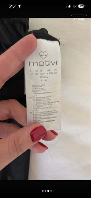 Abito nero elegante Motivi