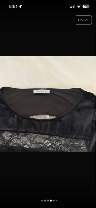 Abito nero elegante Motivi