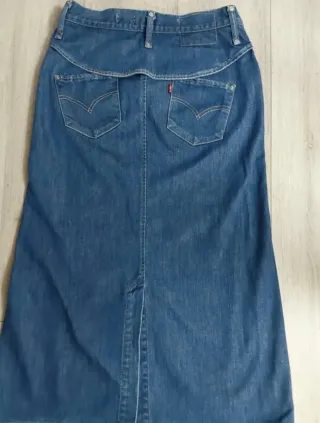 Falda tejana Levi's Engineered azul