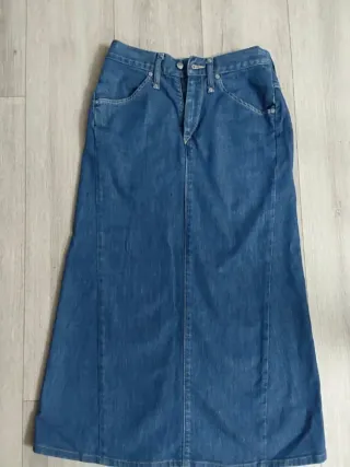Falda tejana Levi's Engineered azul
