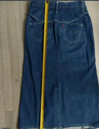 Falda tejana Levi's Engineered azul