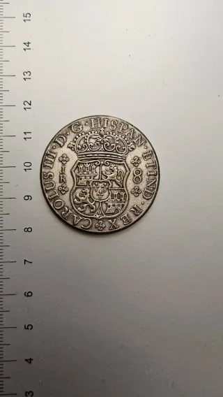 Moneda Antigua 8 Reales 1770 Columnario
