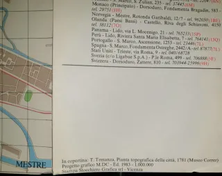 Venezia 1983 - Pianta Cassa di Risparmio
