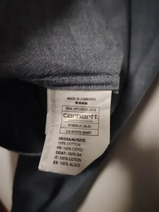 Camicia uomo Carhartt manica lunga