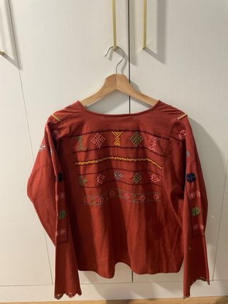 Camisa Zara bordada M