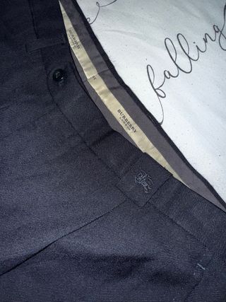 Pantalones Burberry Dickey Azul