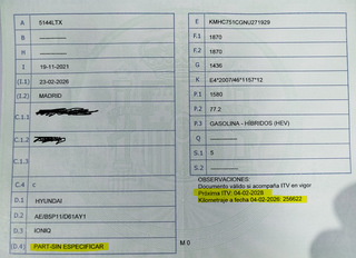 Hyundai IONIQ 2021 HEV 1.6 GDI STYLE