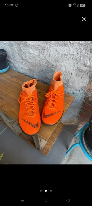 Zapatillas de fútbol Nike Mercurial Naranja