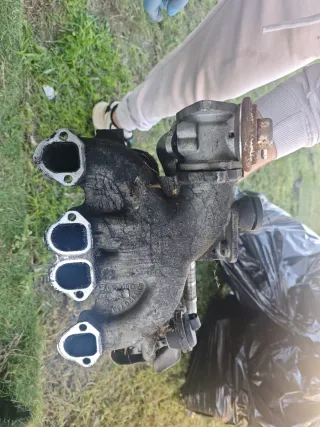 Válvula EGR con enfriador y admisión