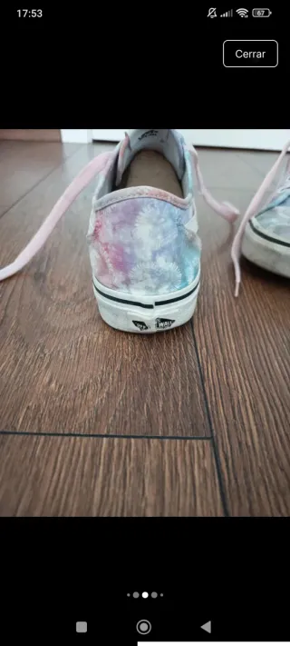 Zapatillas Vans Tye-Dye Talla 38.5