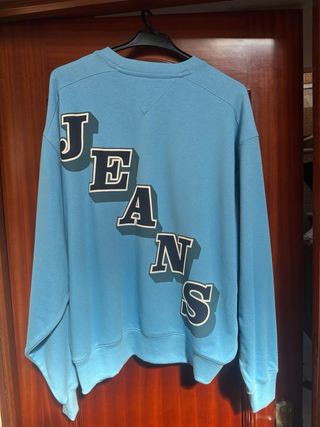 Sudadera Tommy Jeans Azul Talla L