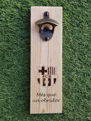Abridor madera FC Barcelona