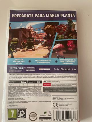 Juego Nintendo Switch Plants vs Zombies