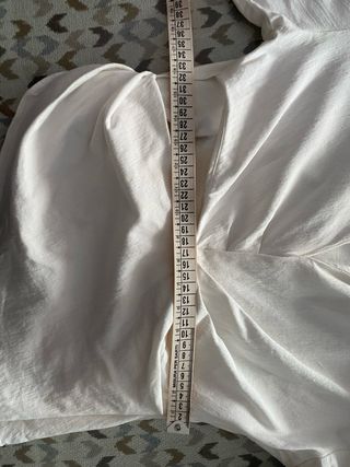 Blusa Zara Cut Out frunces pliegues - Talla S/M