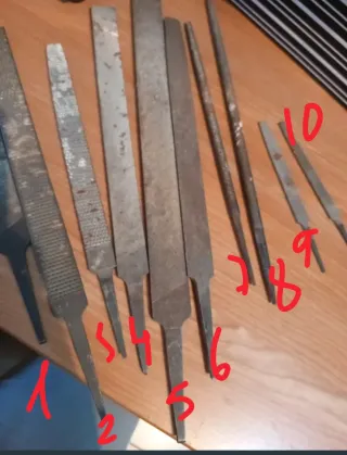 Cortafrío / Cincel Metálico+ más dos limas