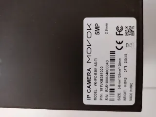 Cámara de seguridad Movok tipo bala