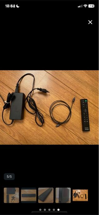 Barra de Sonido Sony HT-MT300 Negra