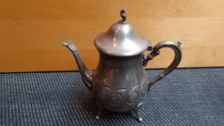 3 Jarrón o tetera antiguo vintage decoración