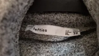 Vestido Jersey Lefties Gris Talla XL