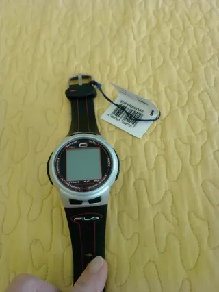 Reloj Fila Superscore Negro y Plateado