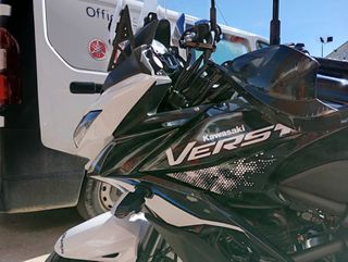 Kawasaki Versys 650 con Maletas Laterales