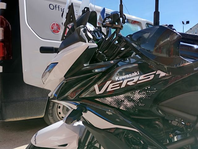 Kawasaki Versys 650 con Maletas Laterales