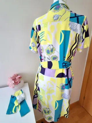 Vestido Purificación García Multicolor, nuevo