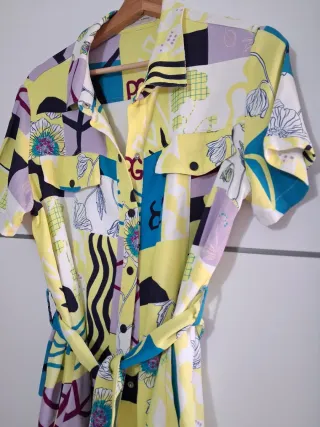 Vestido Purificación García Multicolor,  nuevo