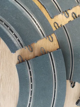 Lote 9 curvas Scalextric