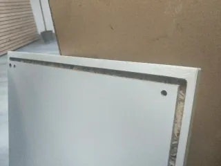 Vitrina DELTOF Blanca Cristal