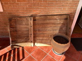 Trillo antiguo de madera