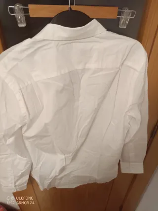 Camisa de vestir Amazon Essentials blanca M