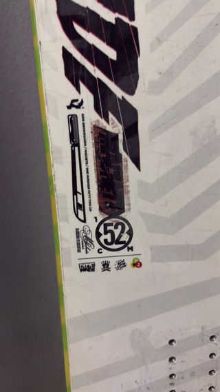 Tavola da snowboard Ride 61 e 52