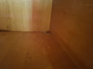 Consola recibidor madera negra