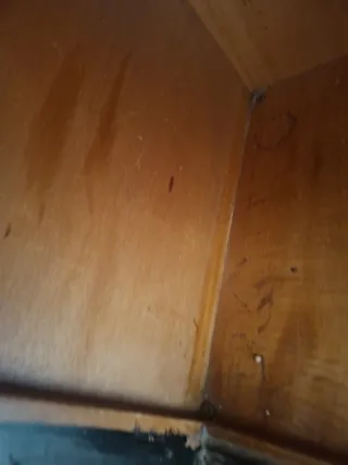 Consola recibidor madera negra