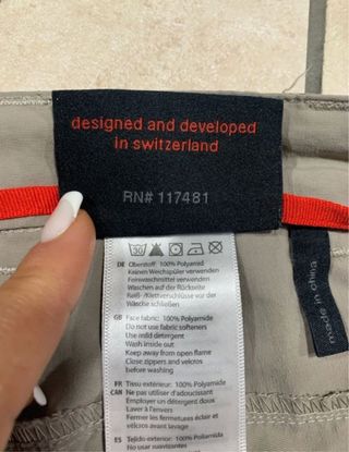 Pantalón Trekking Convertible Mammut Beige