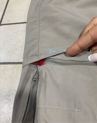 Pantalón Trekking Convertible Mammut Beige