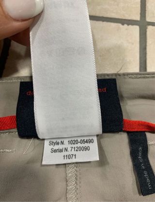 Pantalón Trekking Convertible Mammut Beige