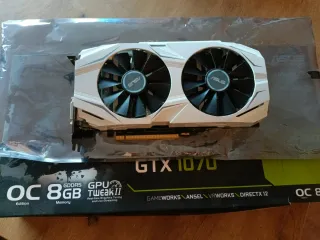Tarjeta Gráfica ASUS GTX 1070 OC 8GB