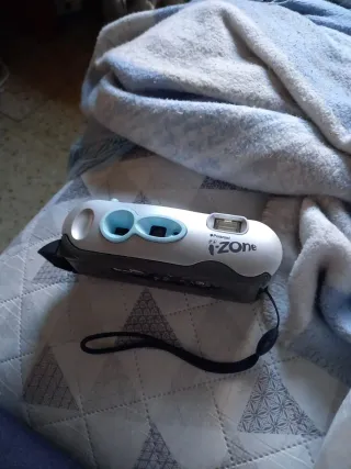 Cámara Polaroid i-Zone Azul y Gris