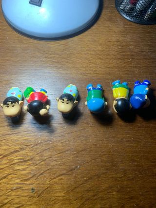 Lote 6 Figuras Shin Chan Kinder