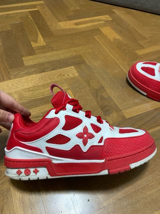 Zapatillas Louis Vuitton Skate Rojas T42