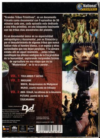PACK GRANDES TRIBUS PRIMITIVAS 3 DVD